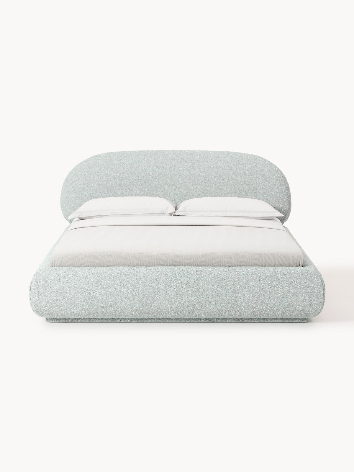 Albetto Bouclé Upholstered Bed