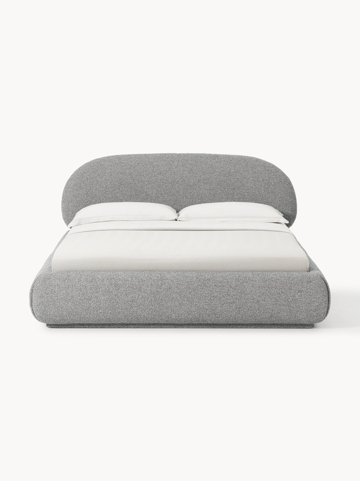Albetto Bouclé Upholstered Bed