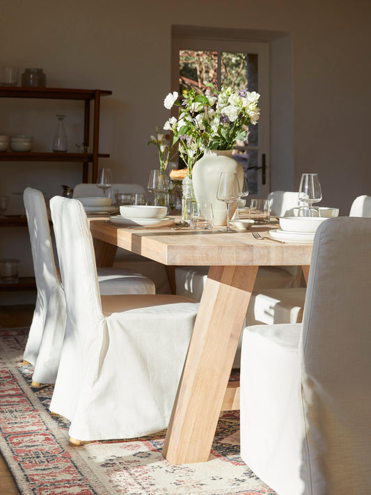 Ashmar Oak Dining Table, in Various Sizes