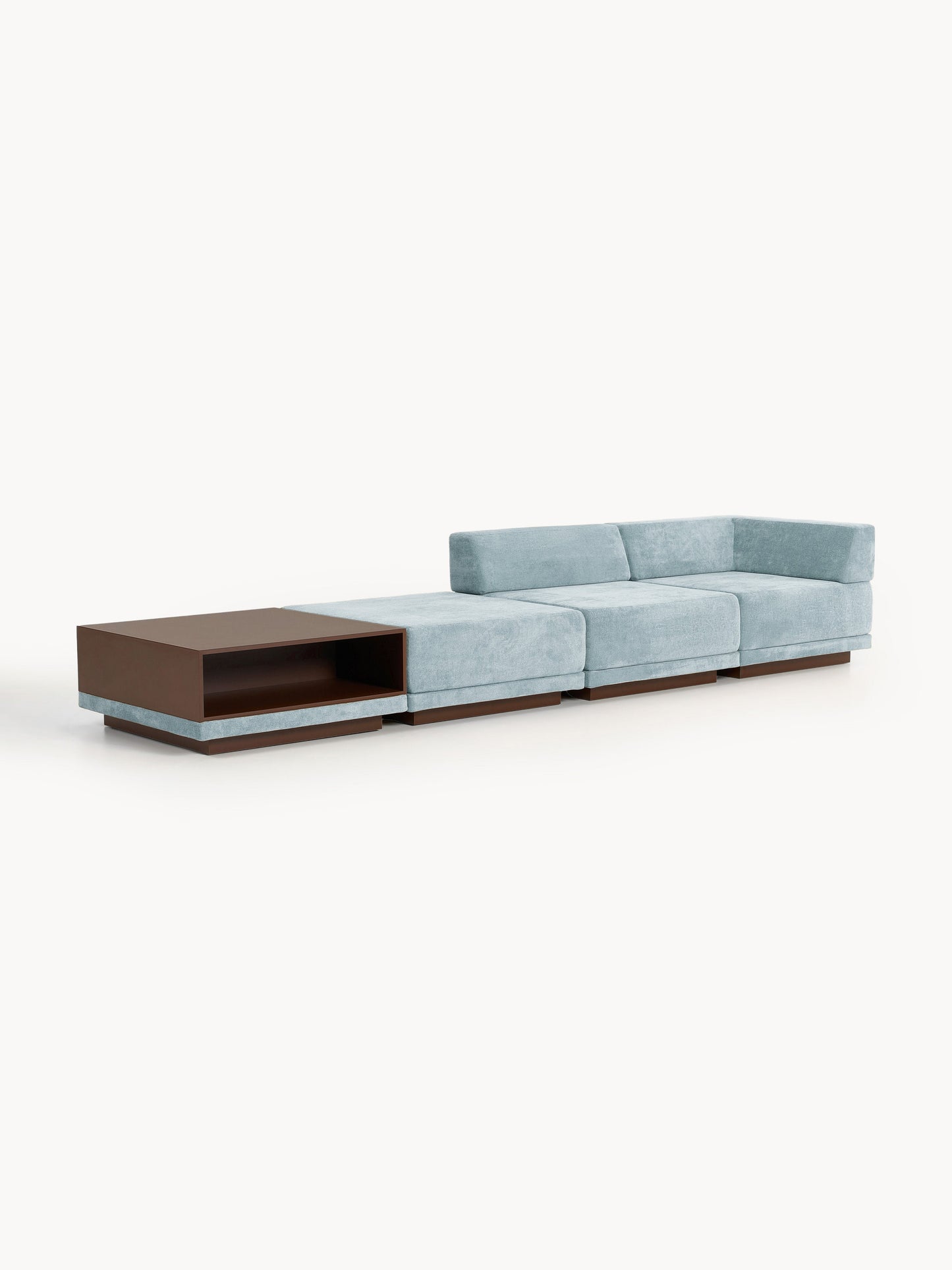 Colnera Modular Sofa (4-Seater) with Coffee Table & Ottoman