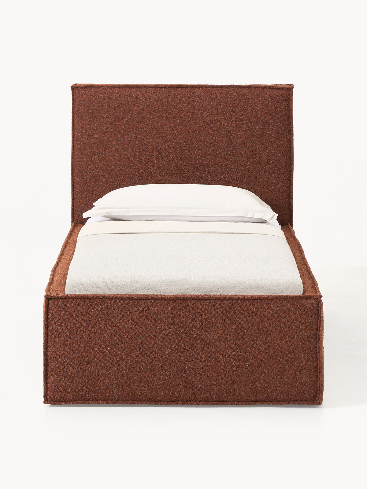 Drescia Single Bed in Bouclé