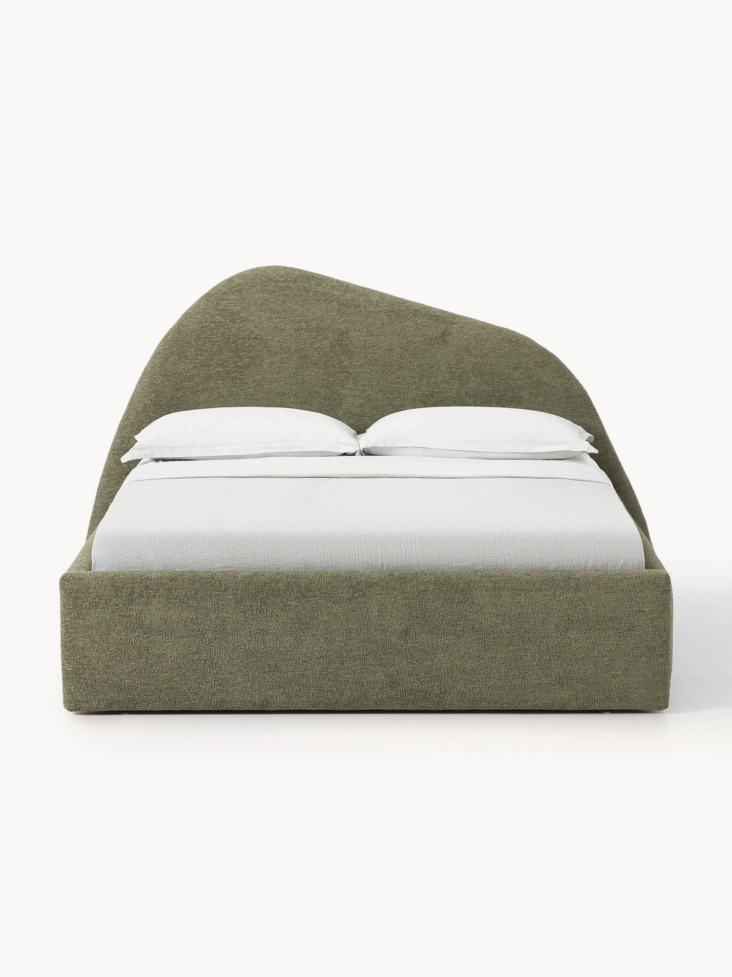 Garnovo Upholstered Bed in Bouclé