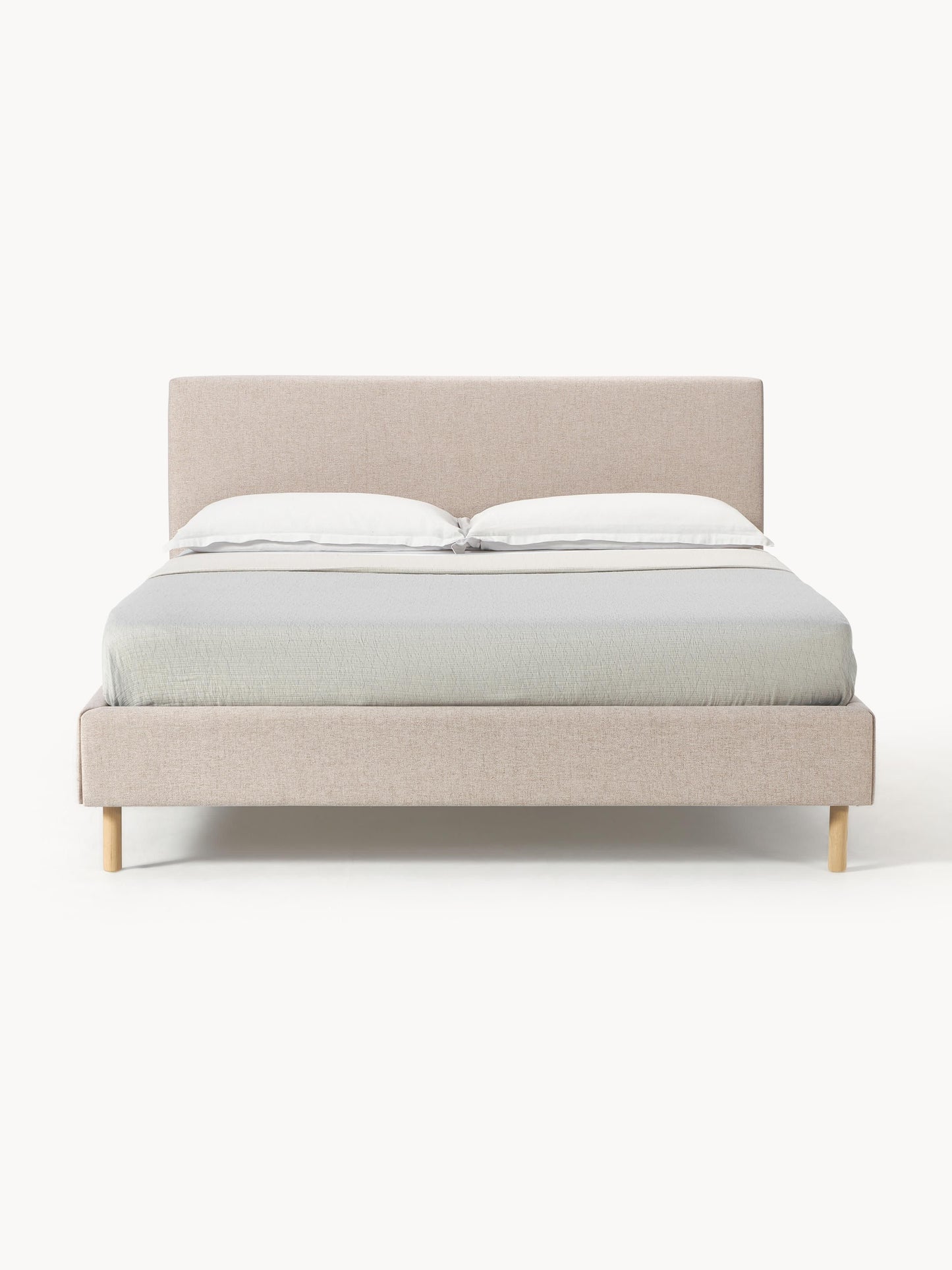 Giulnera Upholstered Bed with Wooden Feet