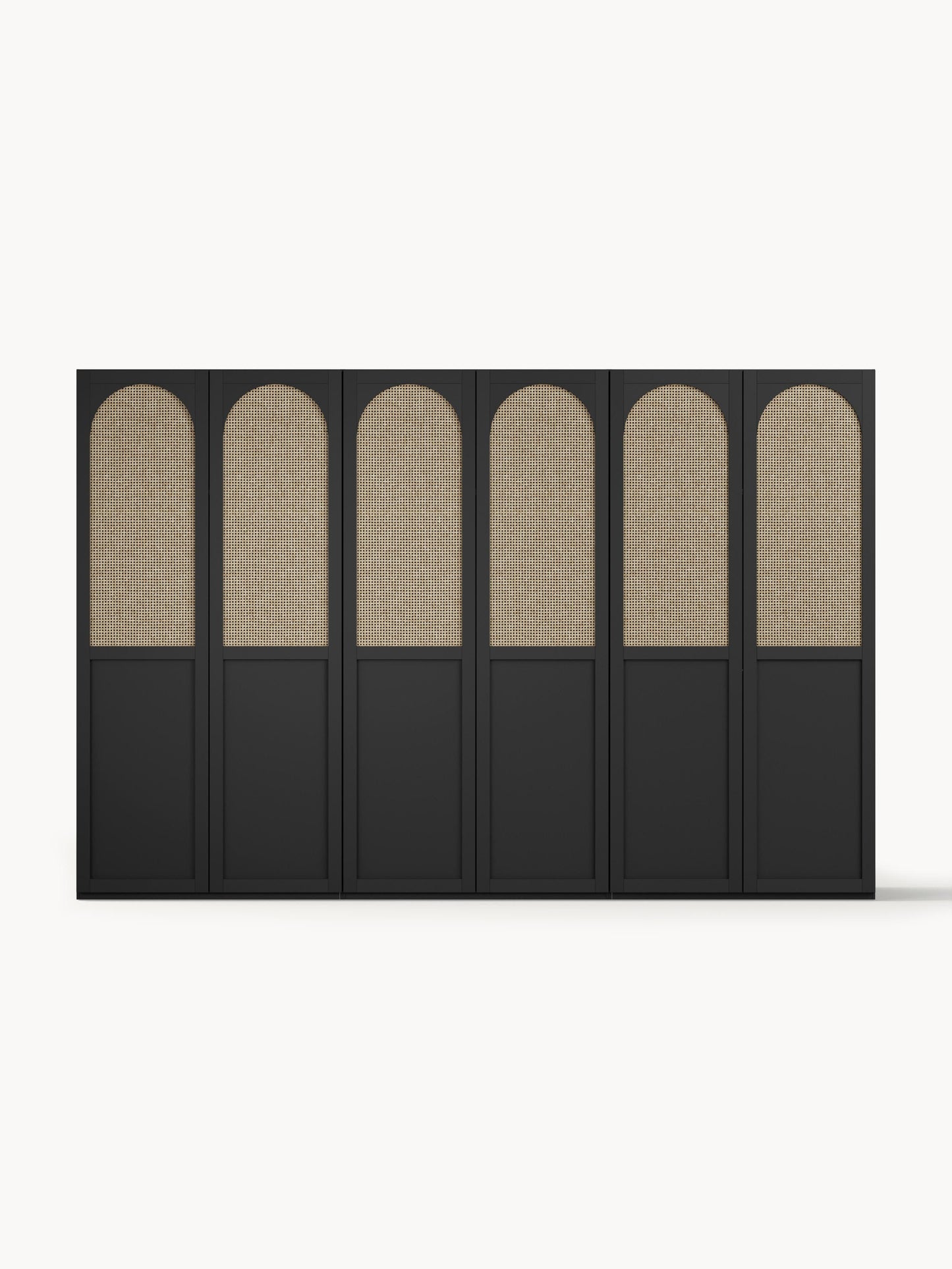 Jenavia Modular Hinged-Door Wardrobe, 300 cm Wide, in Various Sizes