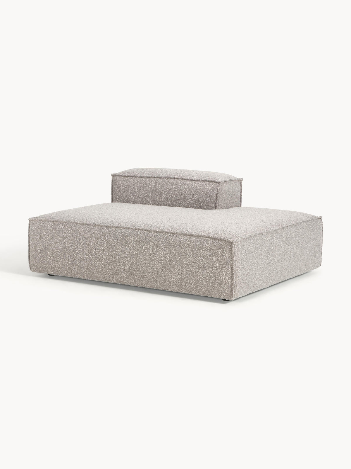 Lendric Bouclé Ottoman Module