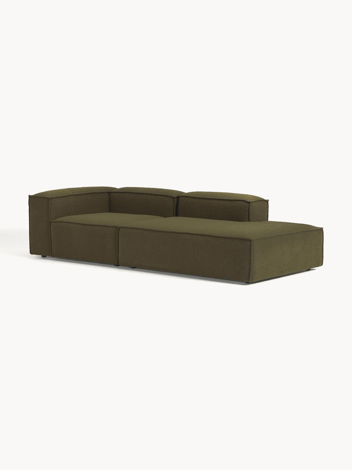Lendric Modular Bouclé Ottoman