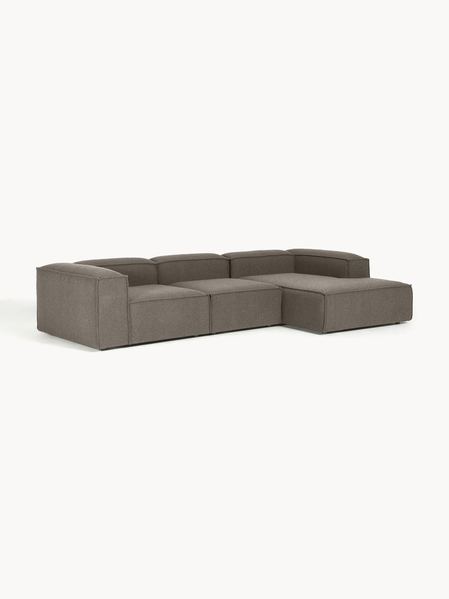 Lendric Modular Corner Sofa (4-Seater) in Bouclé