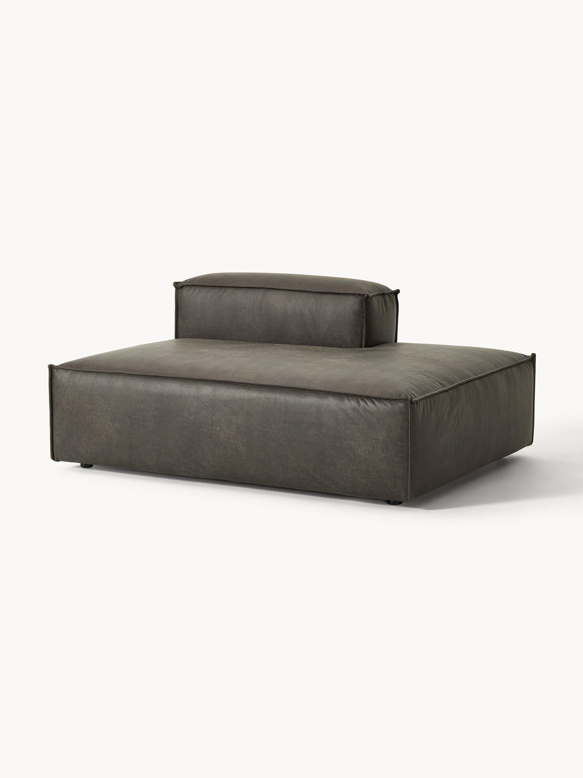 Lendric Ottoman Module in Leather