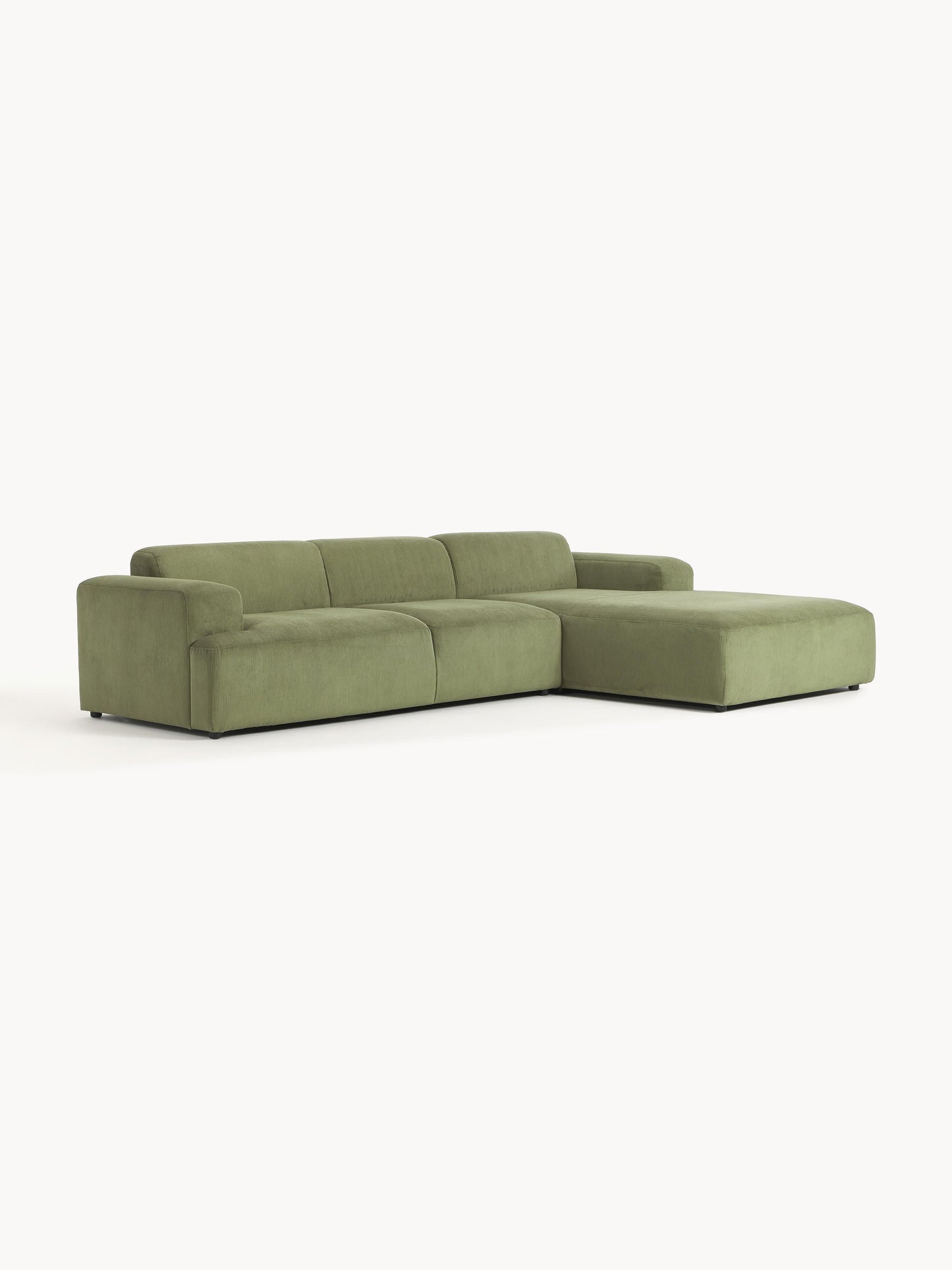 Melveria Corner Sofa (4-Seater) in Corduroy