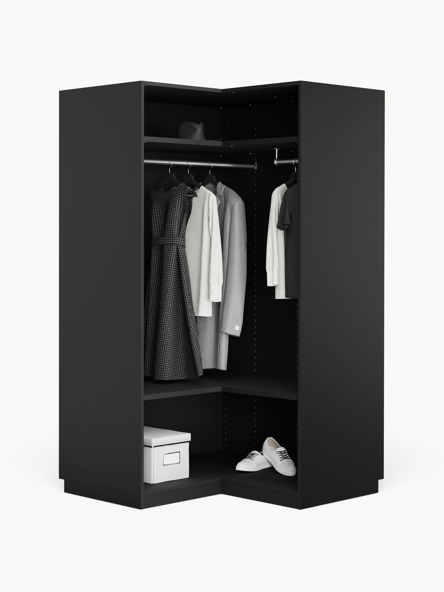 Simula Modular Corner Wardrobe, 115 cm Wide