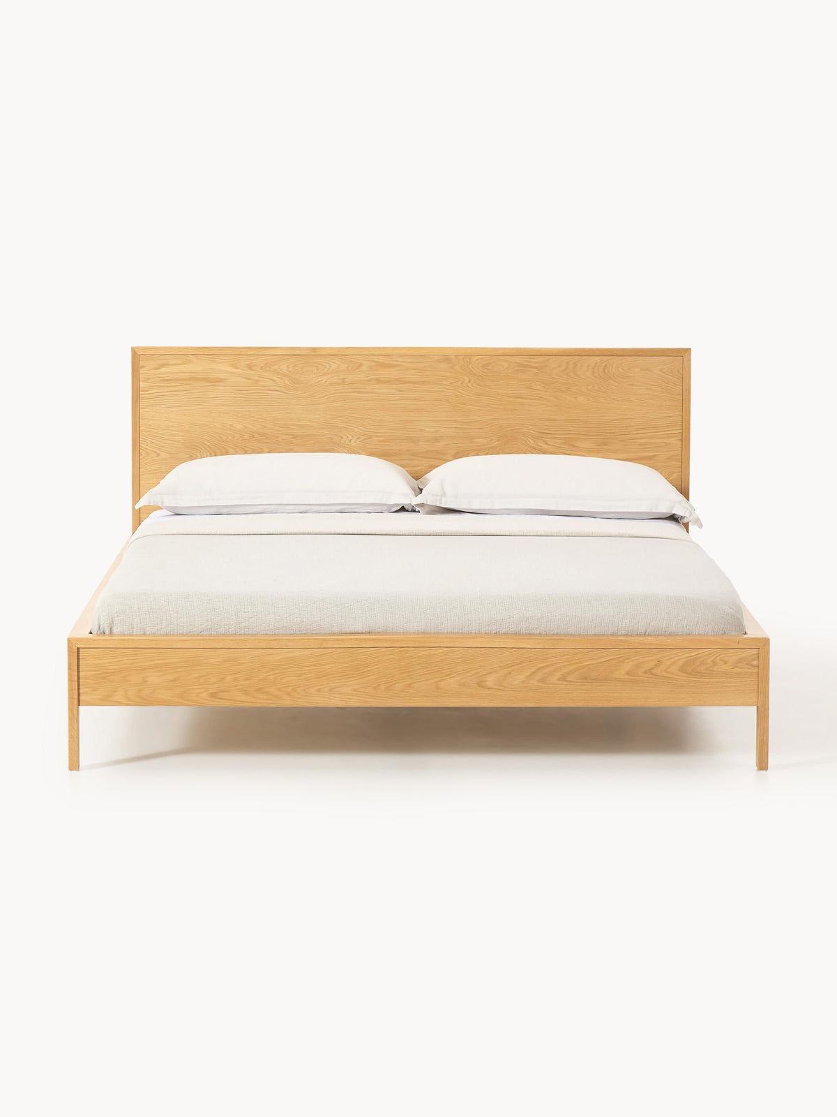 Tamsera Wooden Bed with Headboard
