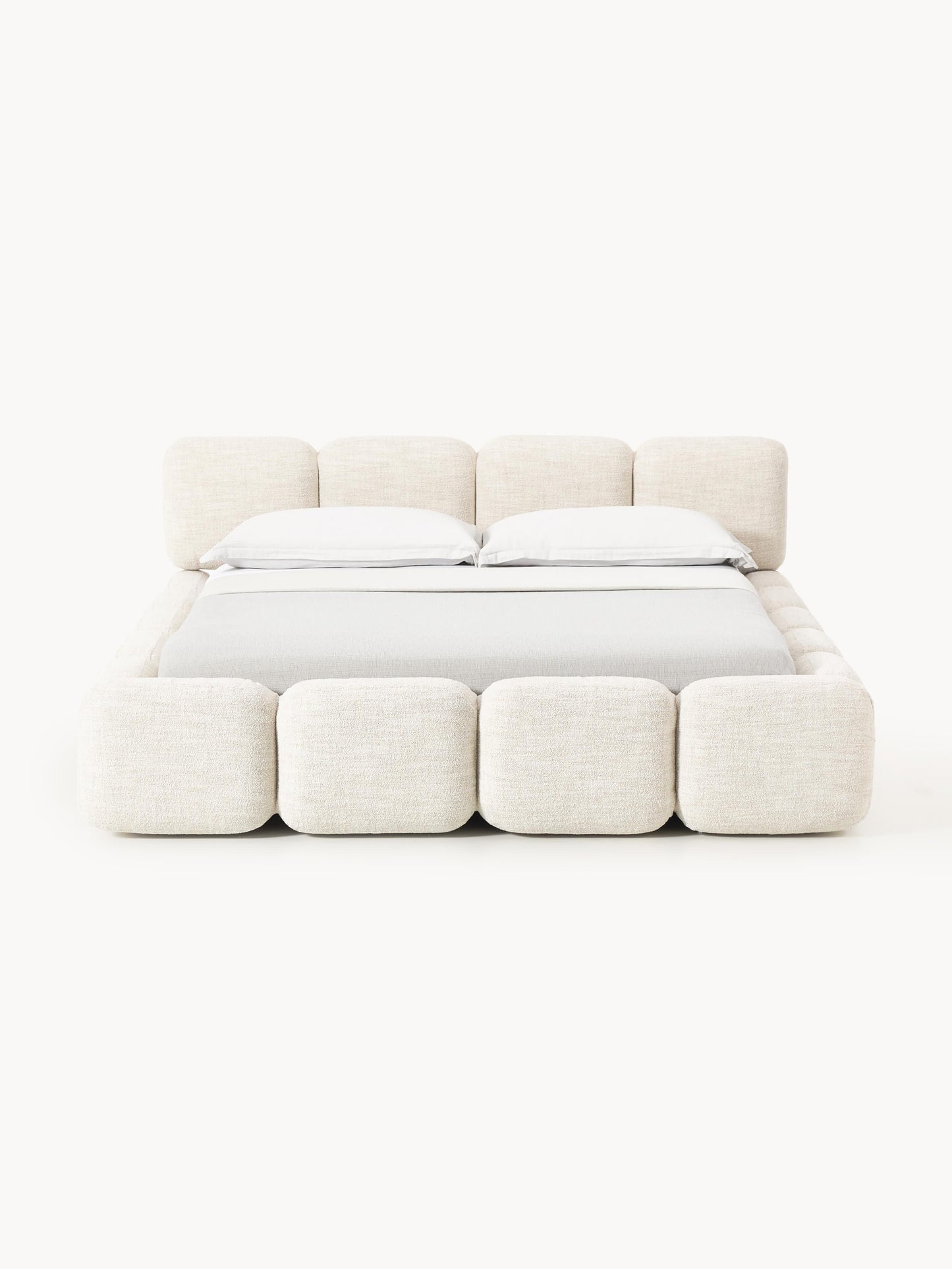 Taymira Bouclé Upholstered Bed