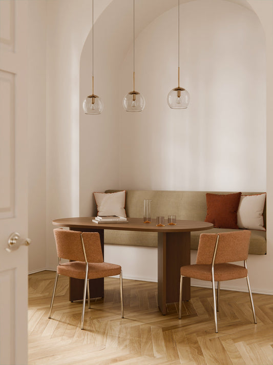 Tonula Wooden Oval Dining Table, in Various Sizes