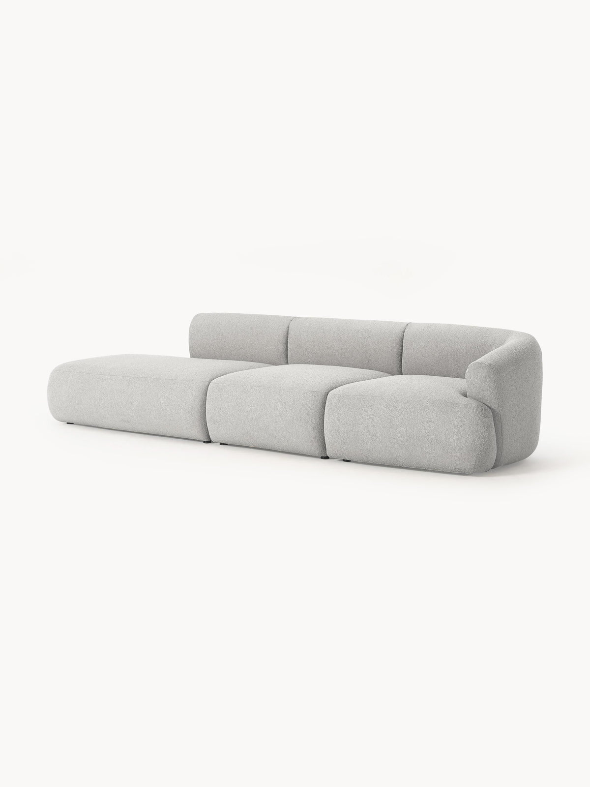 Vestara Modular Chaise in Bouclé (2-Seater)