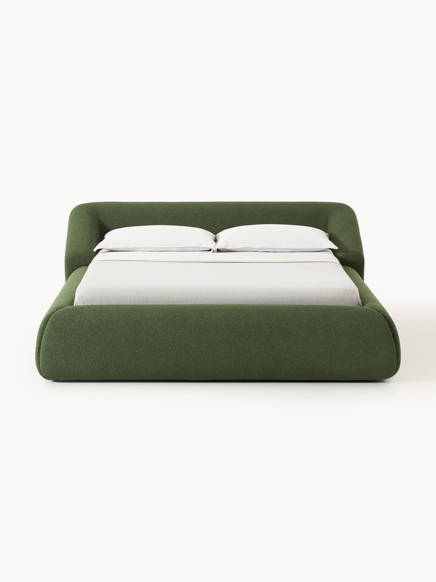 Vestara Upholstered Bed, Bouclé