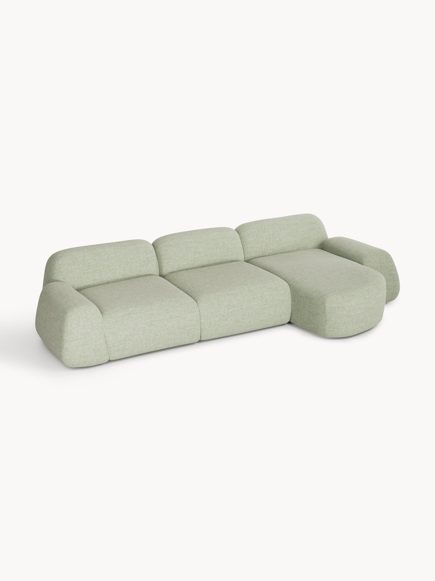 Wolterra Modular Corner Sofa in Bouclé (4-Seater)