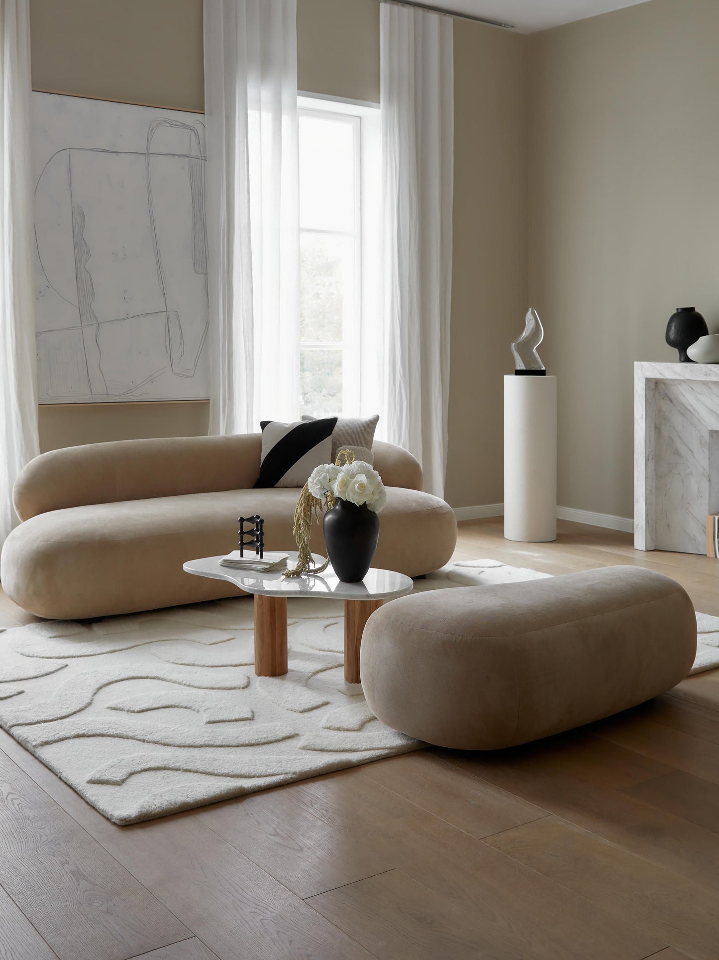 Albetto 3-Seater Sofa