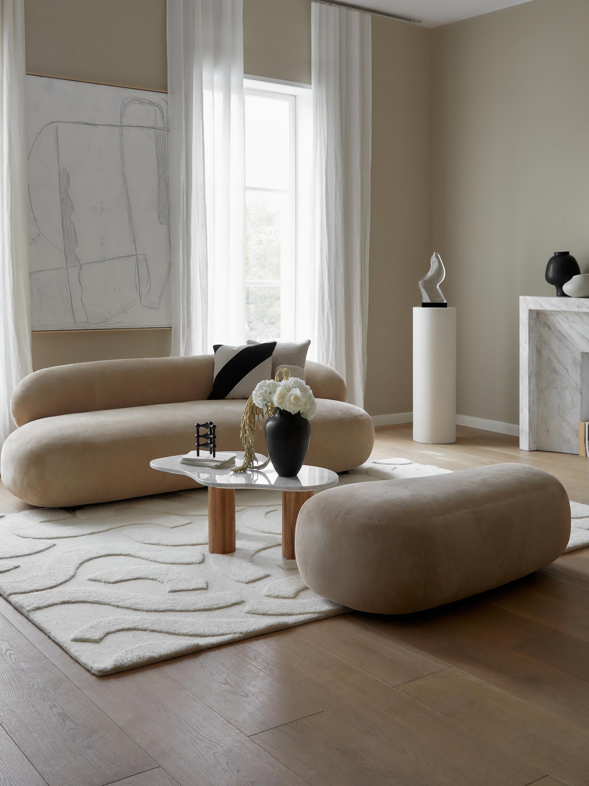 Albetto 3-Seater Sofa