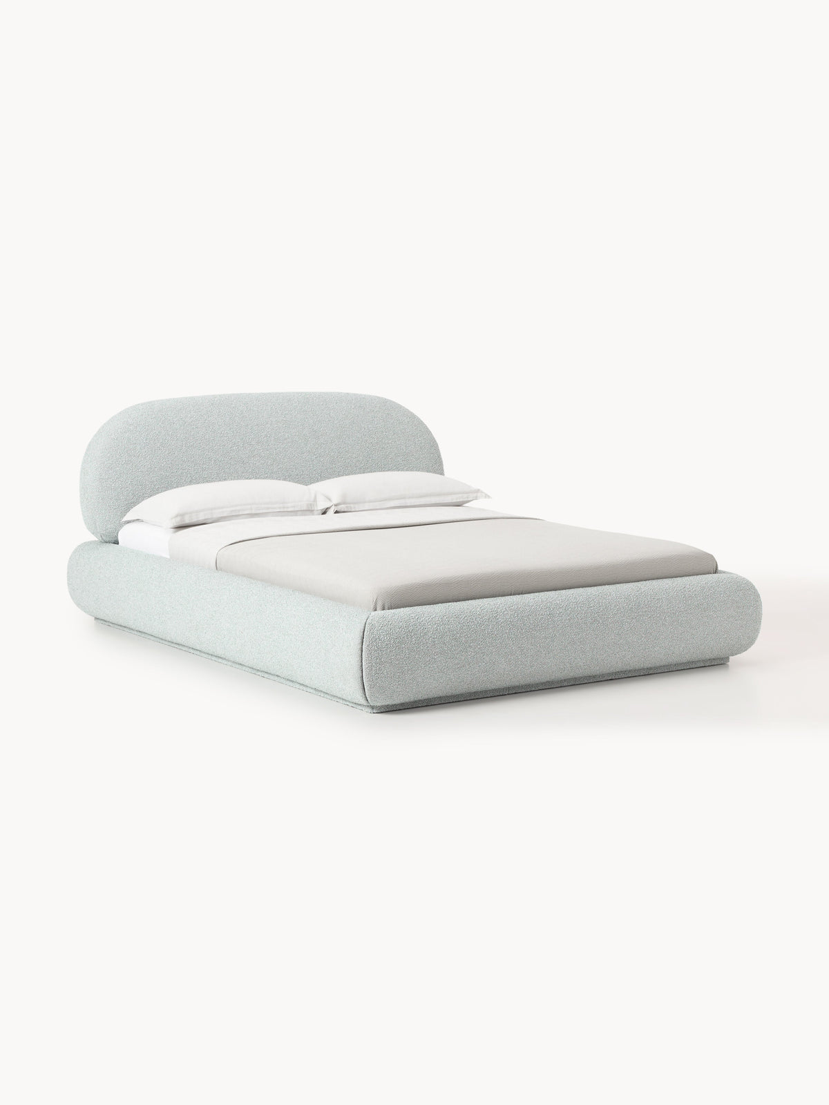 Albetto Bouclé Upholstered Bed