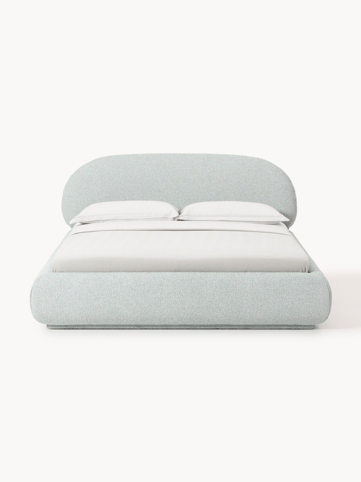 Albetto Bouclé Upholstered Bed