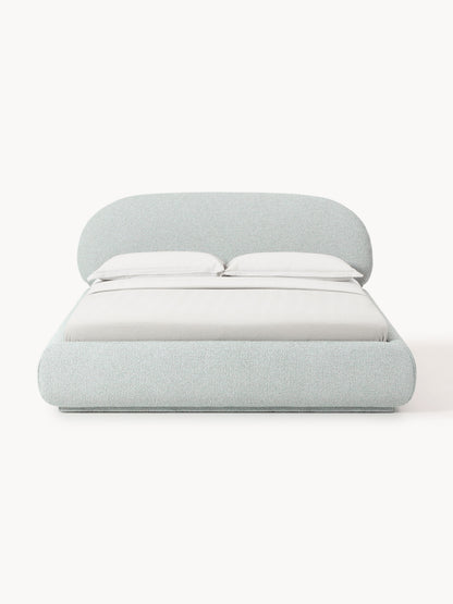 Albetto Bouclé Upholstered Bed
