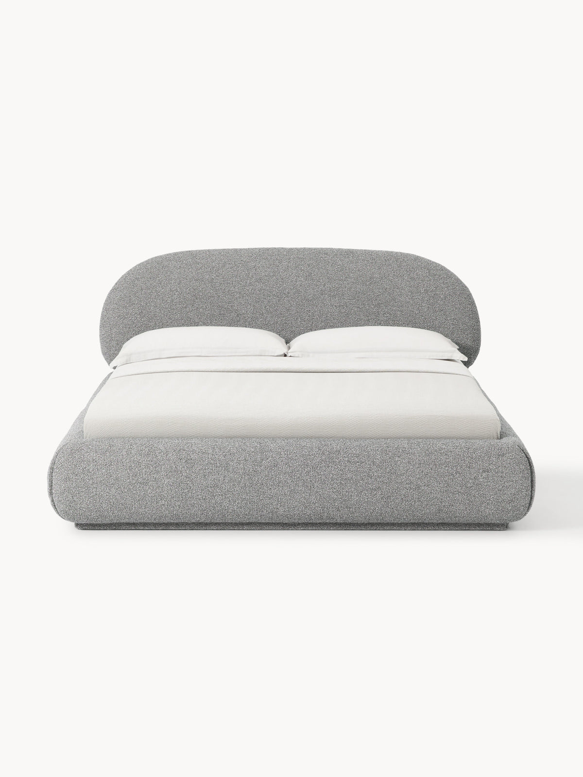Albetto Bouclé Upholstered Bed