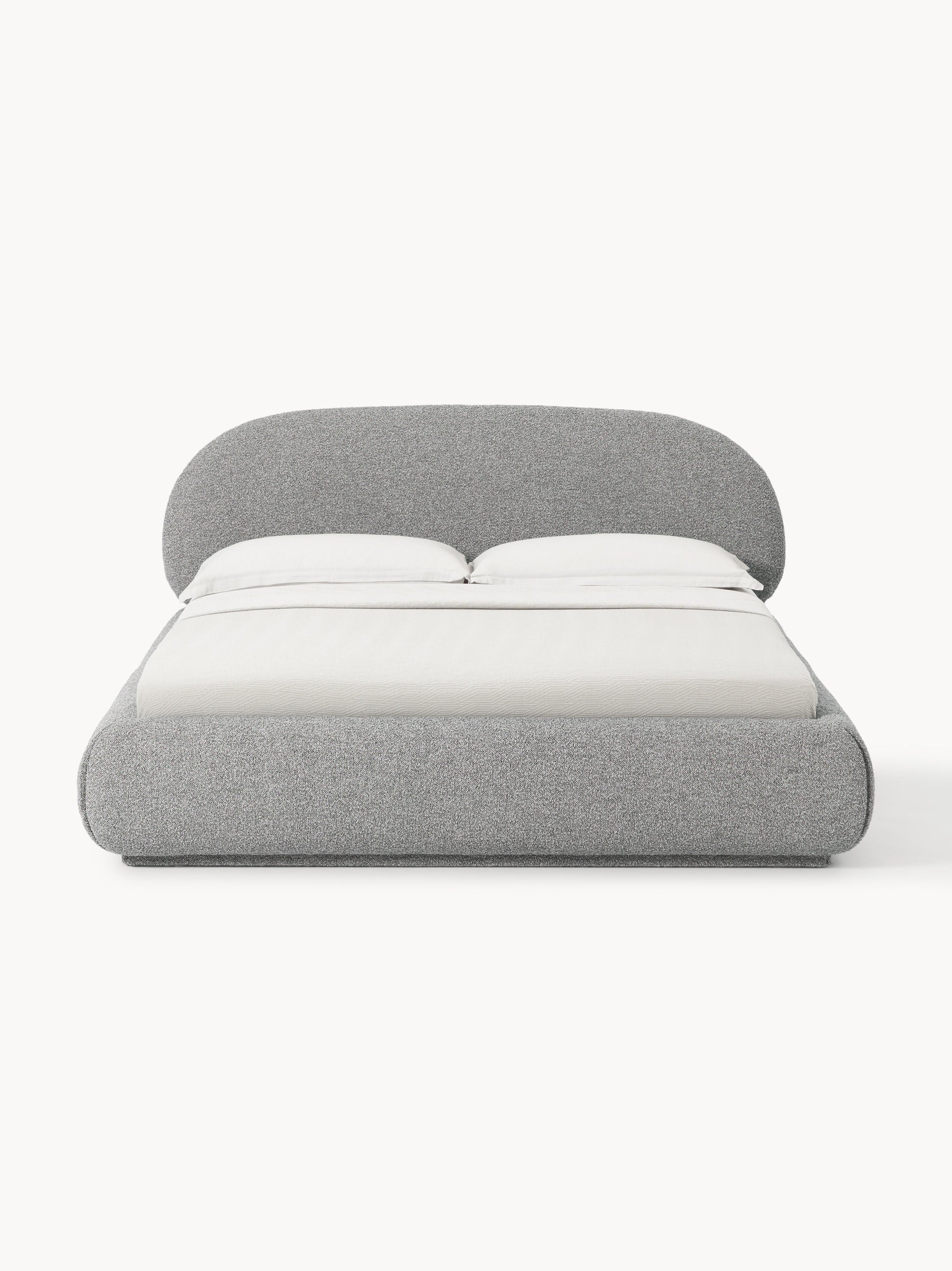 Albetto Bouclé Upholstered Bed