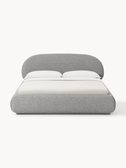 Albetto Bouclé Upholstered Bed
