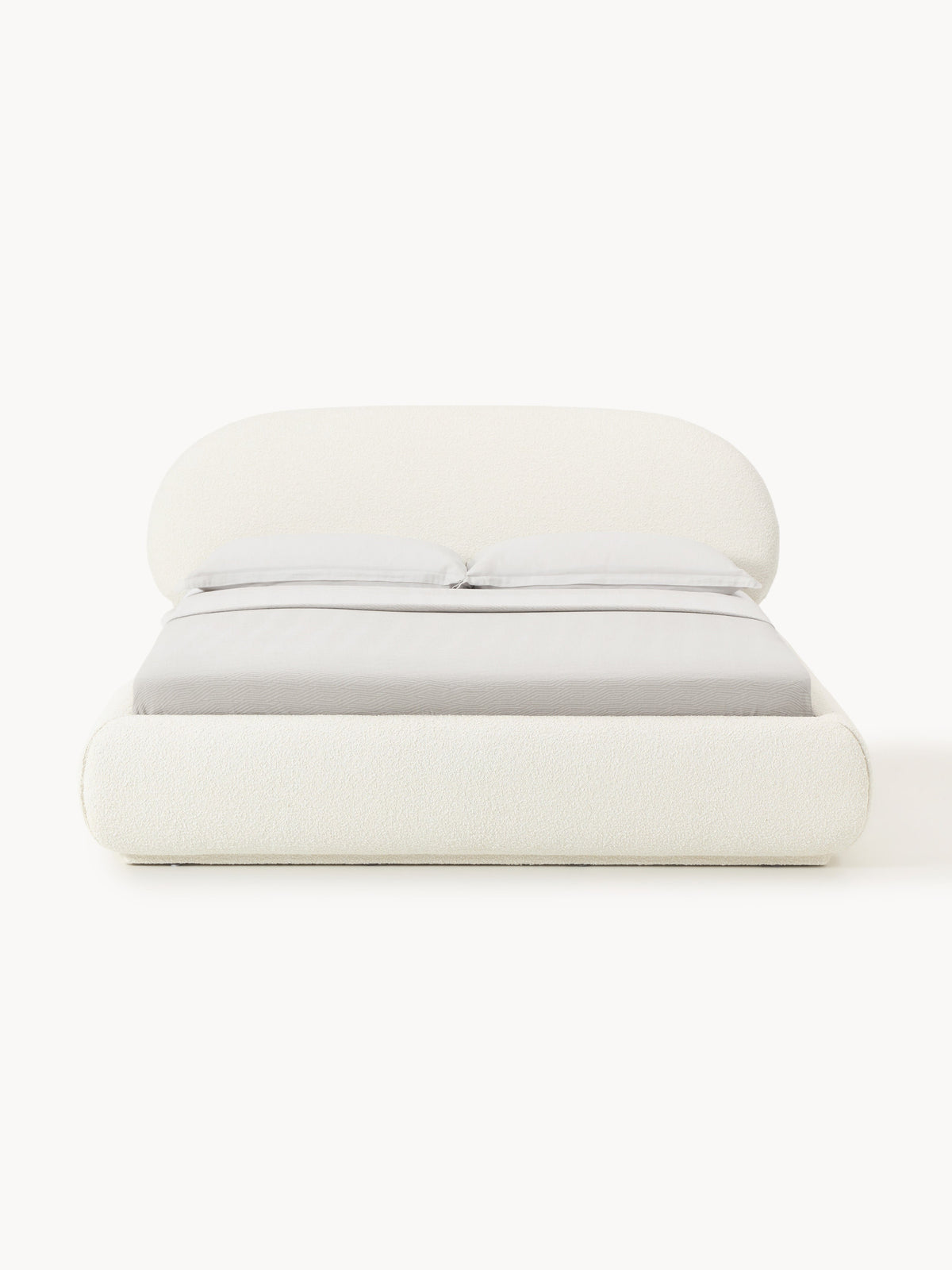 Albetto Bouclé Upholstered Bed