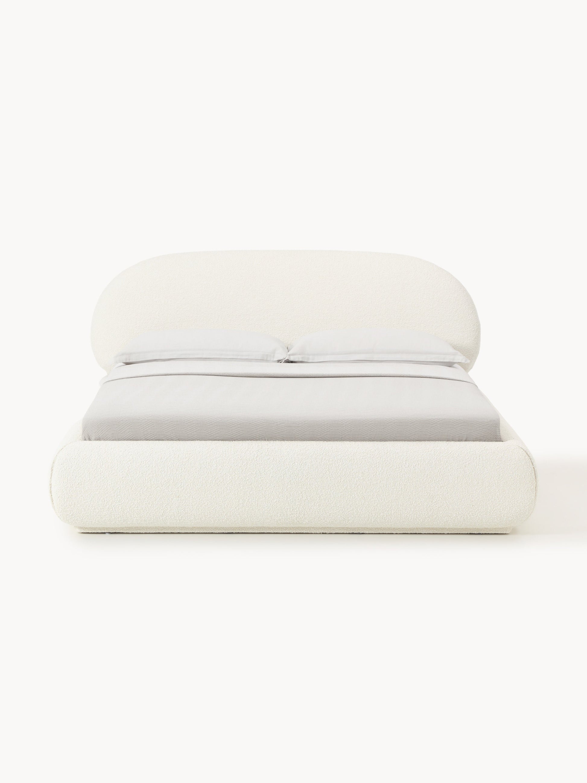 Albetto Bouclé Upholstered Bed