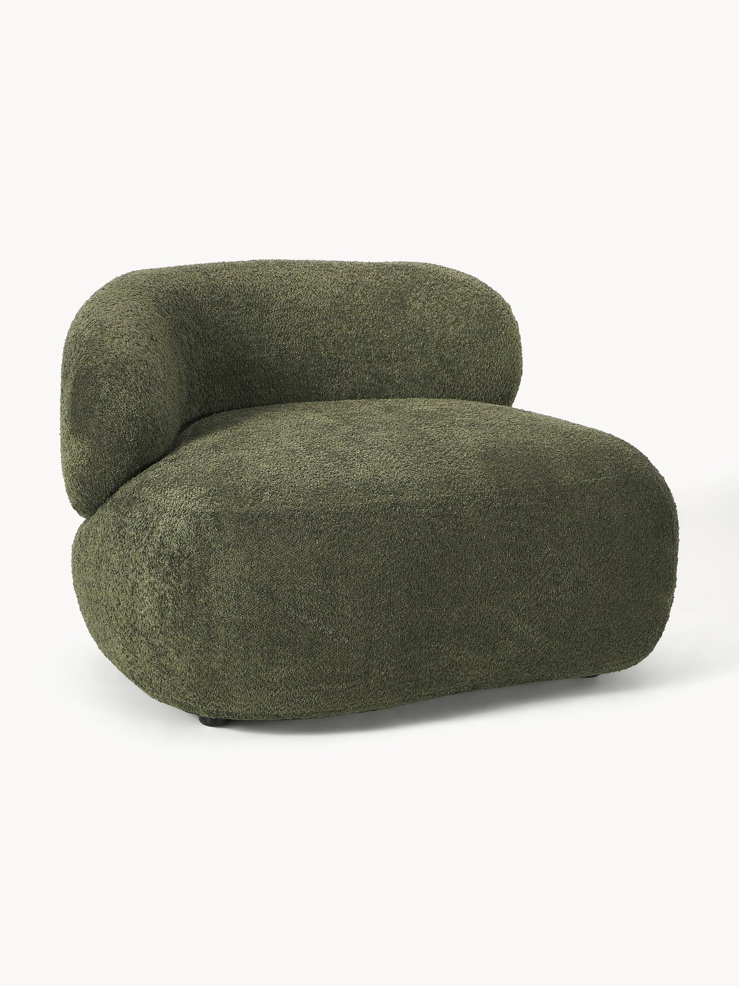 Albetto Lounge Chair in Teddy Bouclé