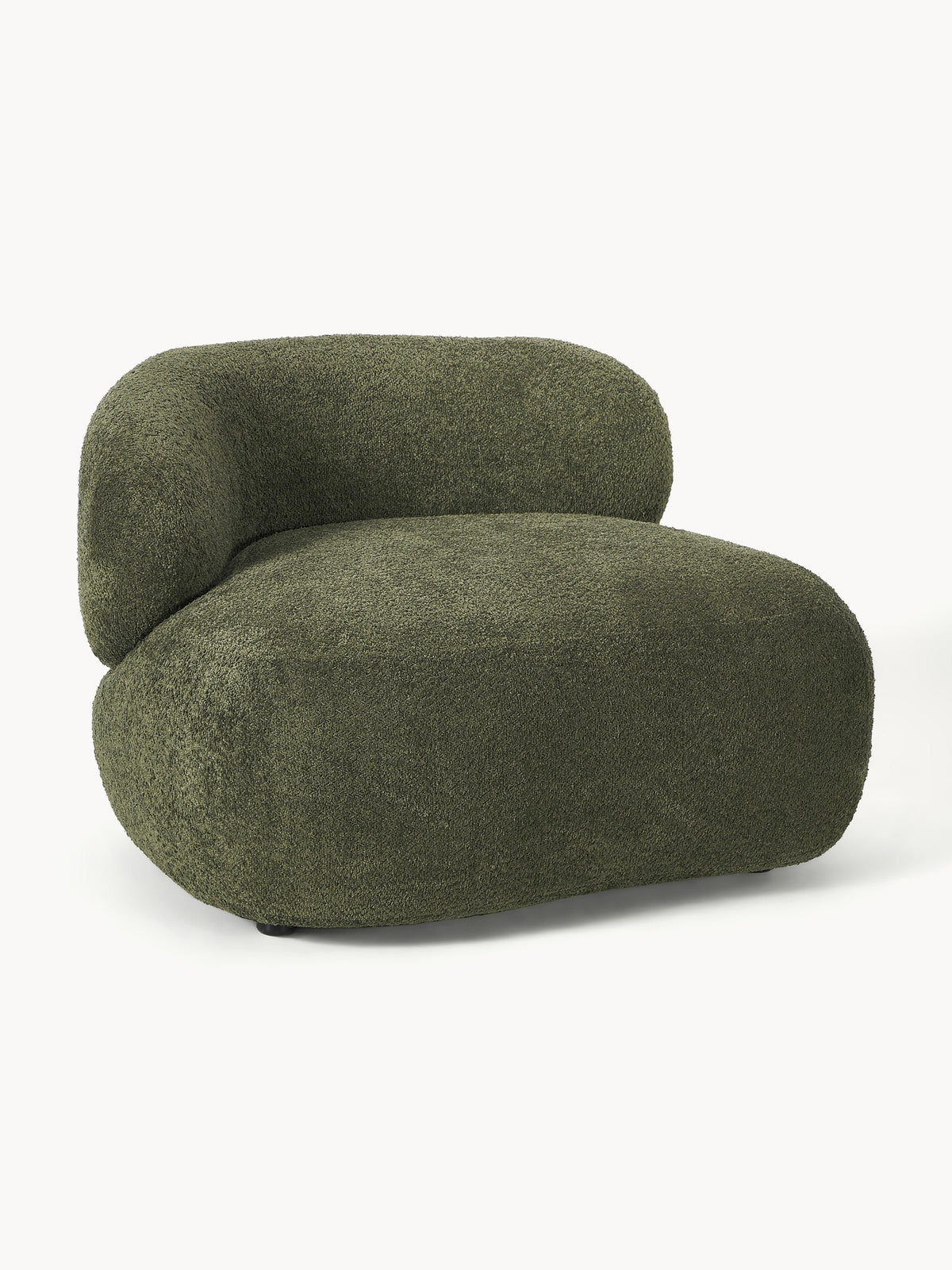 Albetto Lounge Chair in Teddy Bouclé