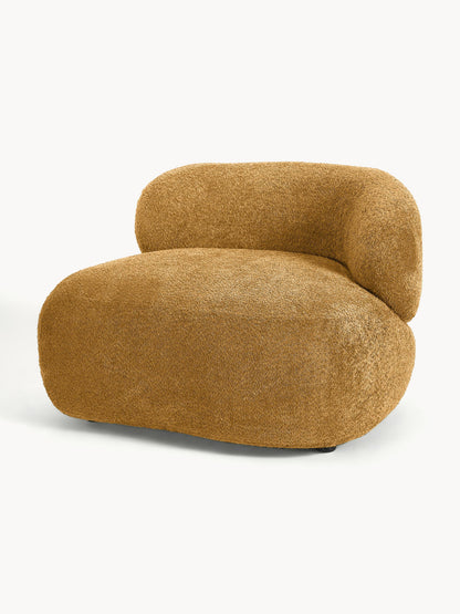 Albetto Lounge Chair in Teddy Bouclé