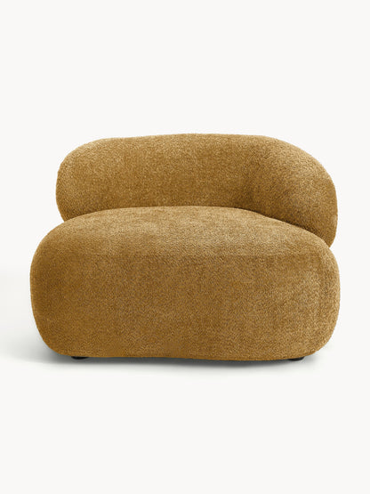 Albetto Lounge Chair in Teddy Bouclé