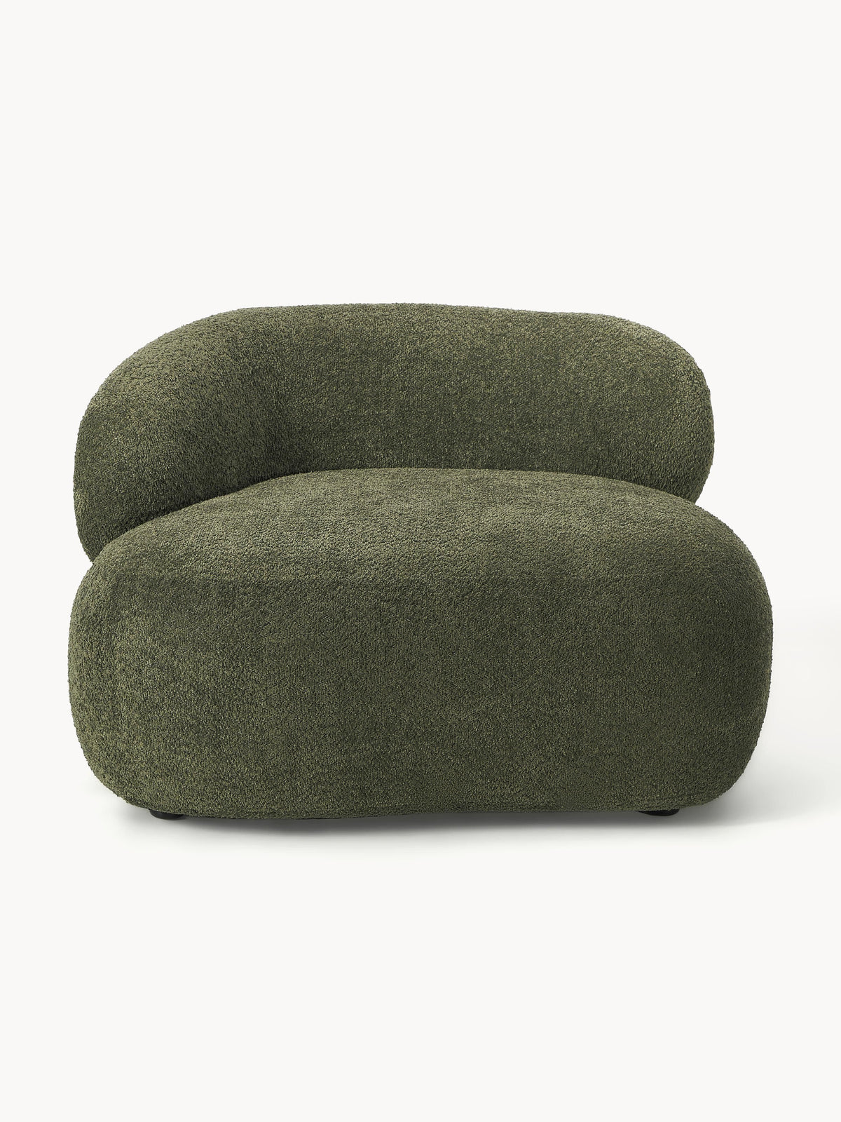 Albetto Lounge Chair in Teddy Bouclé