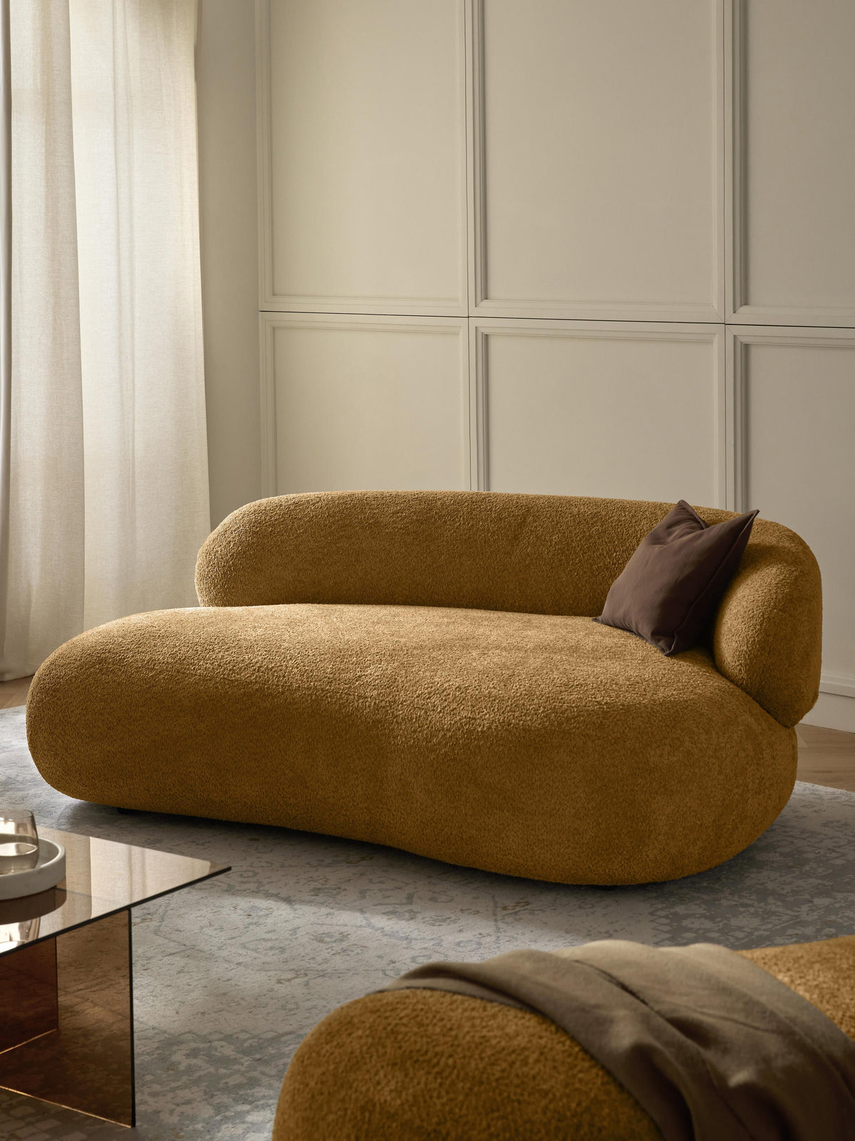 Albetto Teddy Bouclé Sofa (2-Seater)
