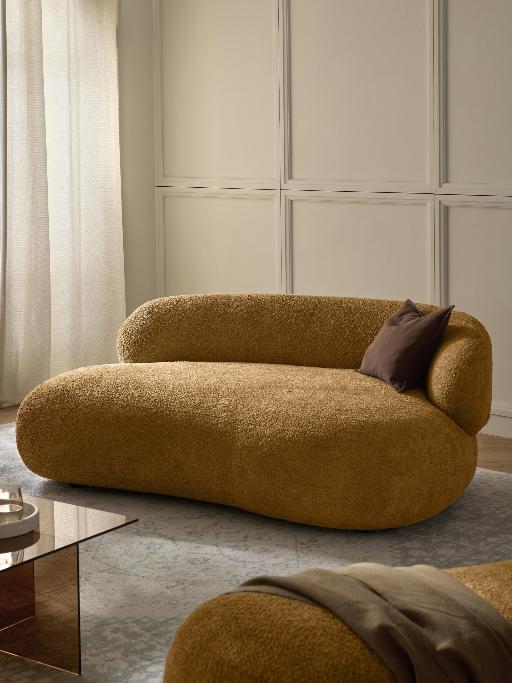 Albetto Teddy Bouclé Sofa (2-Seater)
