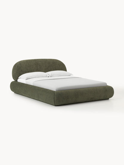 Albetto Teddy Bouclé Upholstered Bed