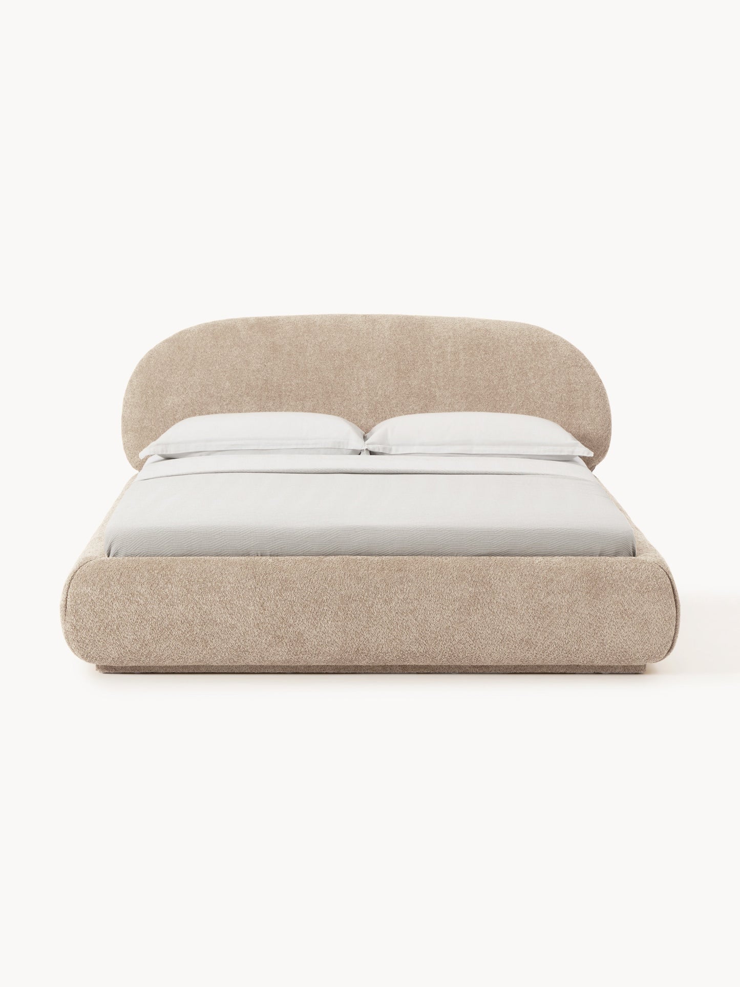 Albetto Teddy Bouclé Upholstered Bed
