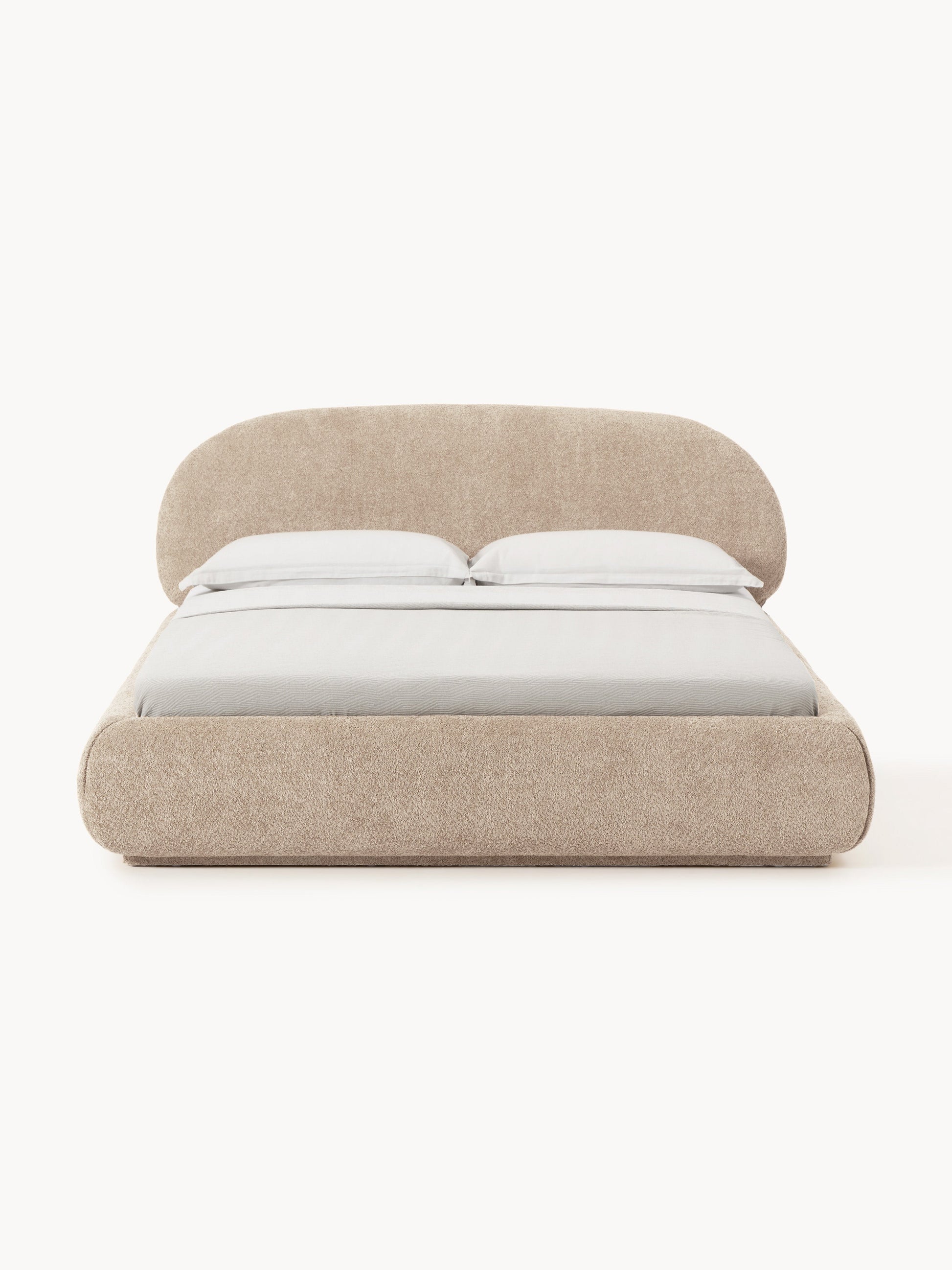 Albetto Teddy Bouclé Upholstered Bed