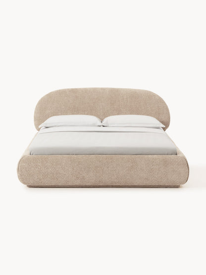 Albetto Teddy Bouclé Upholstered Bed