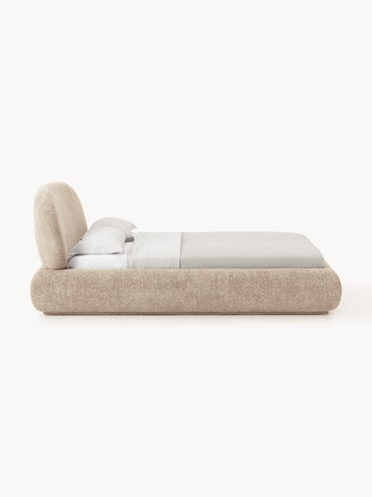 Albetto Teddy Bouclé Upholstered Bed