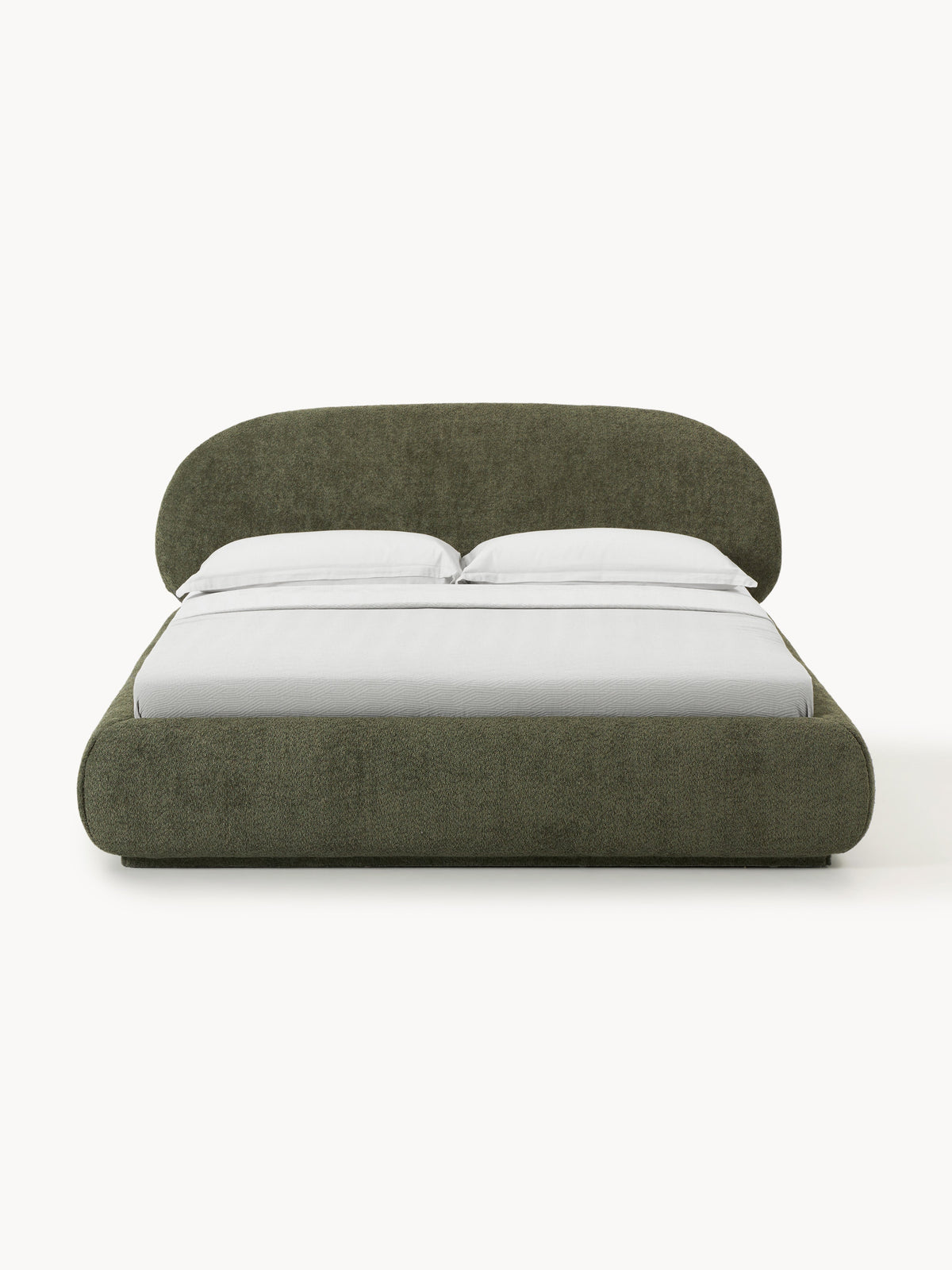 Albetto Teddy Bouclé Upholstered Bed