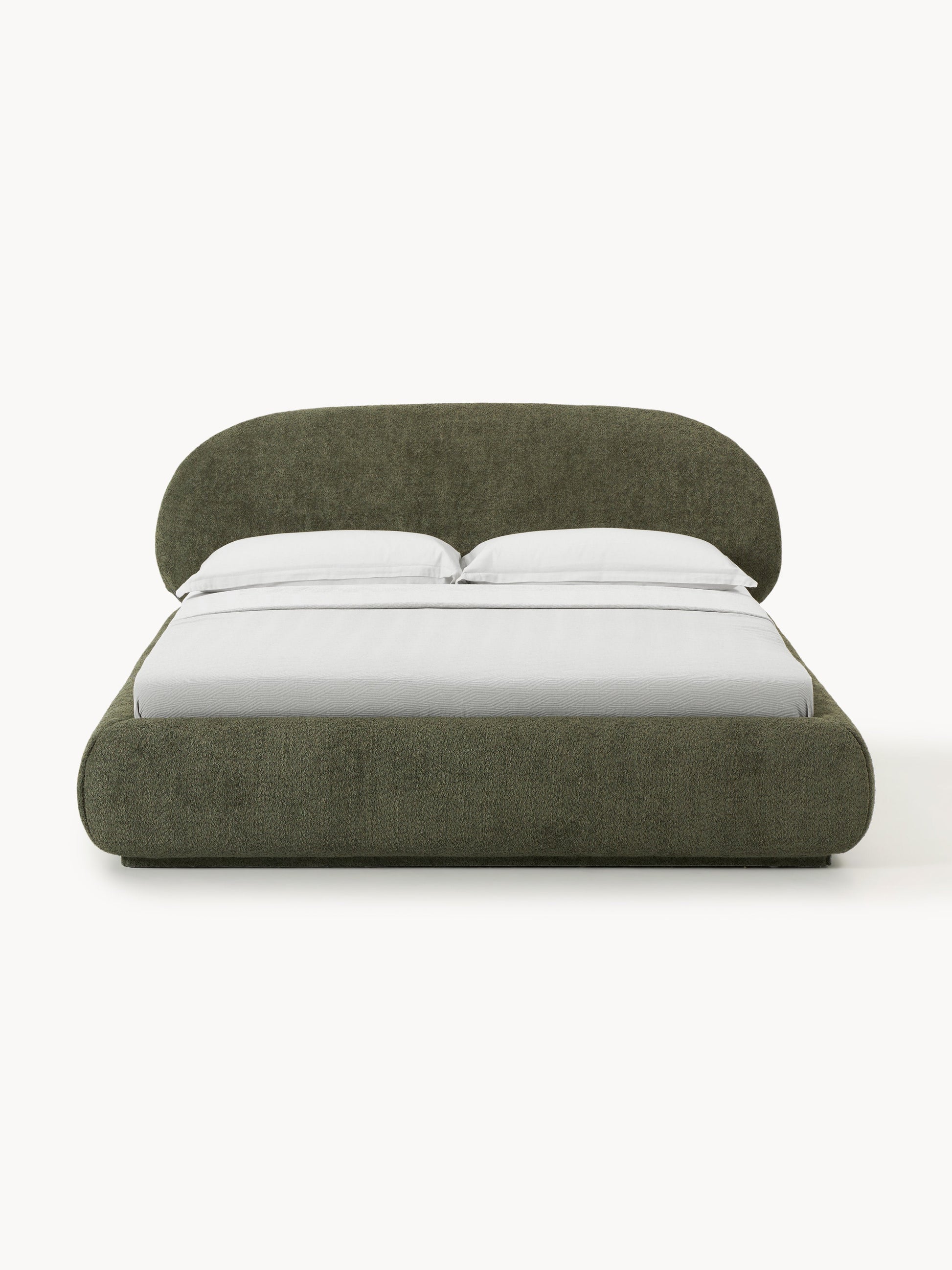 Albetto Teddy Bouclé Upholstered Bed