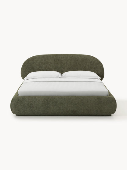 Albetto Teddy Bouclé Upholstered Bed