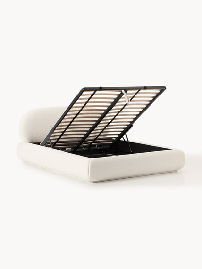 Albetto Teddy Upholstered Bed with Storage
