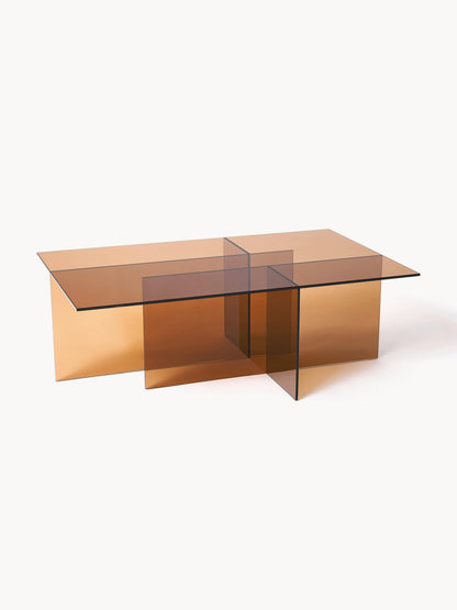 Anouvia Glass Coffee Table, W 102 cm