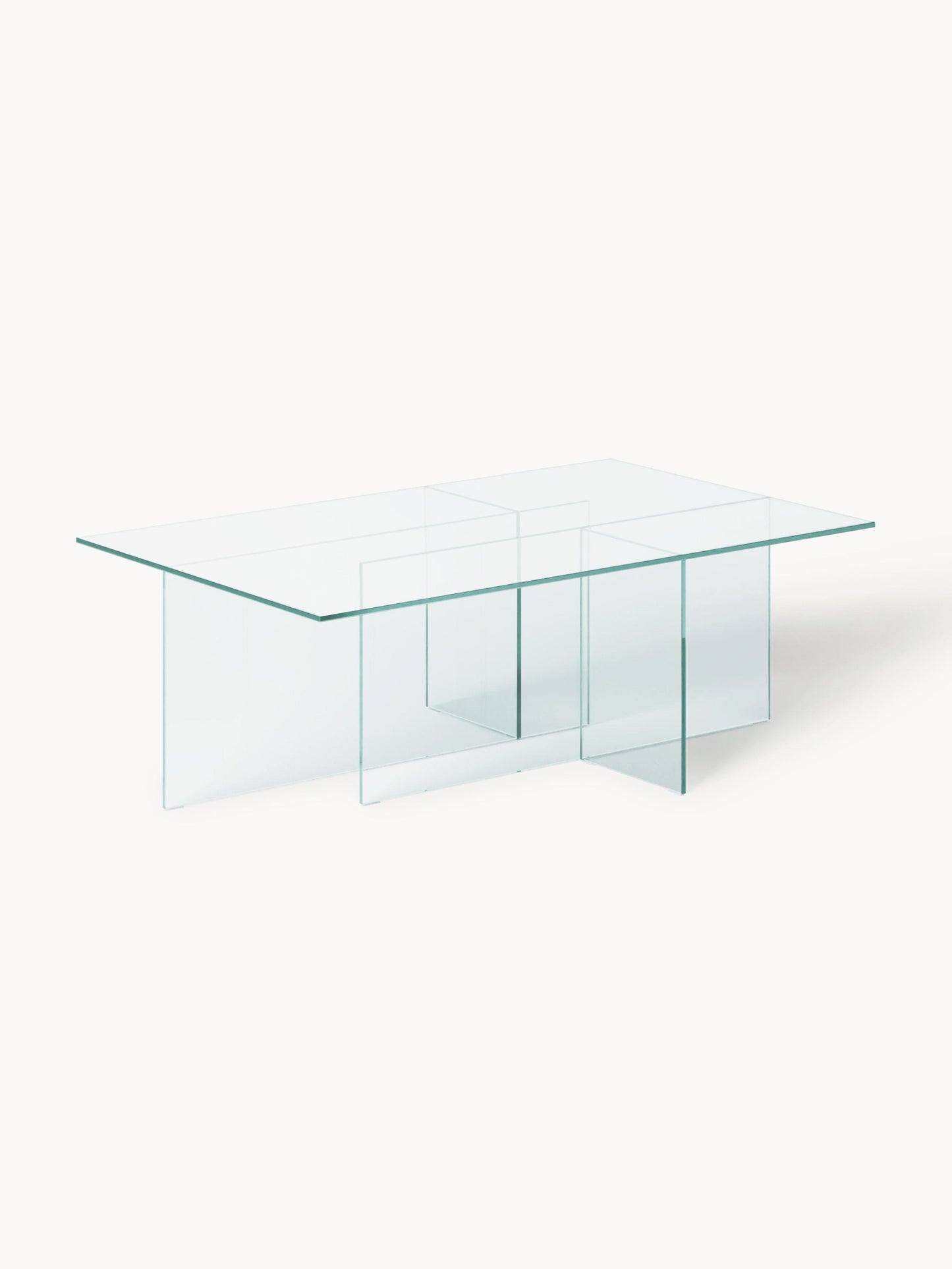 Anouvia Glass Coffee Table, W 102 cm