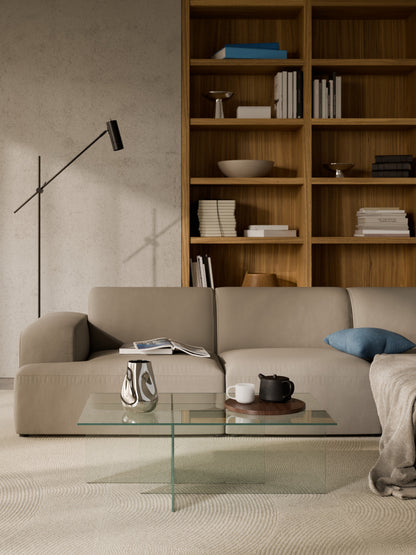 Anouvia Glass Coffee Table, W 102 cm