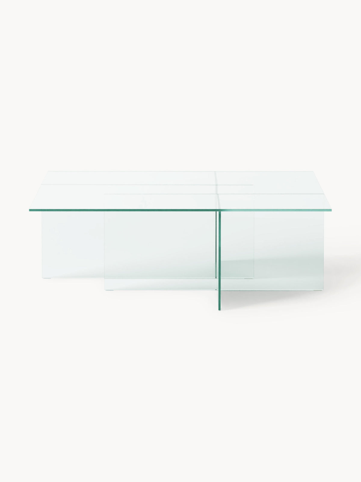 Anouvia Glass Coffee Table, W 102 cm
